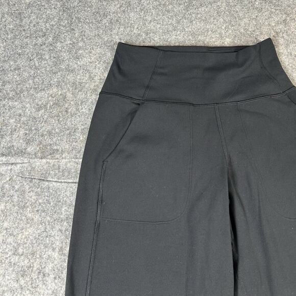 Lululemon Pants Align Wide Leg Crop 23” Womens 4 Black Yoga Athleisure - Picture 4 of 11